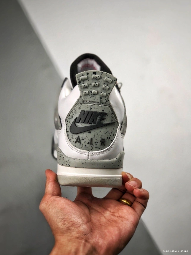 Cheap Cement OG Jordan White 840606-192 (nike) Air 4 0718